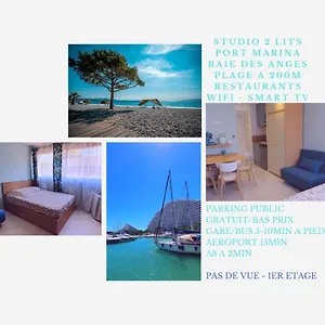 Appartement Confort, Plages Proche, Wifi, 2 Lits - Fame Marina Baie Des Anges